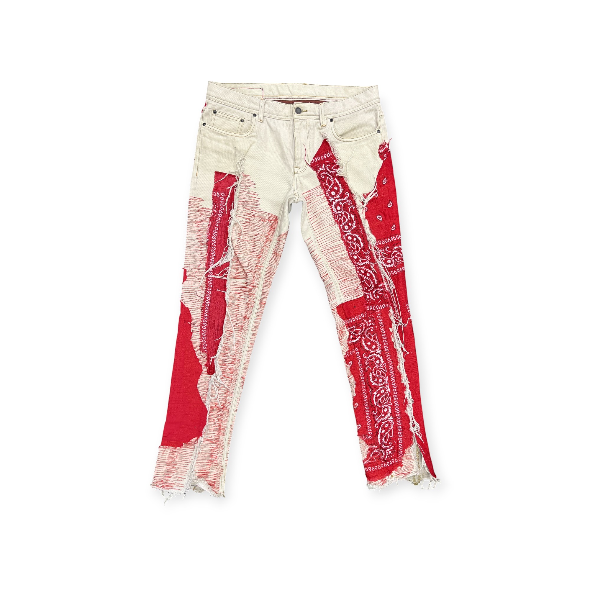 Bandana Patch Red - Denim